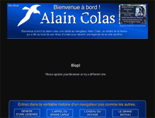 Tablet Screenshot of alain-colas.com